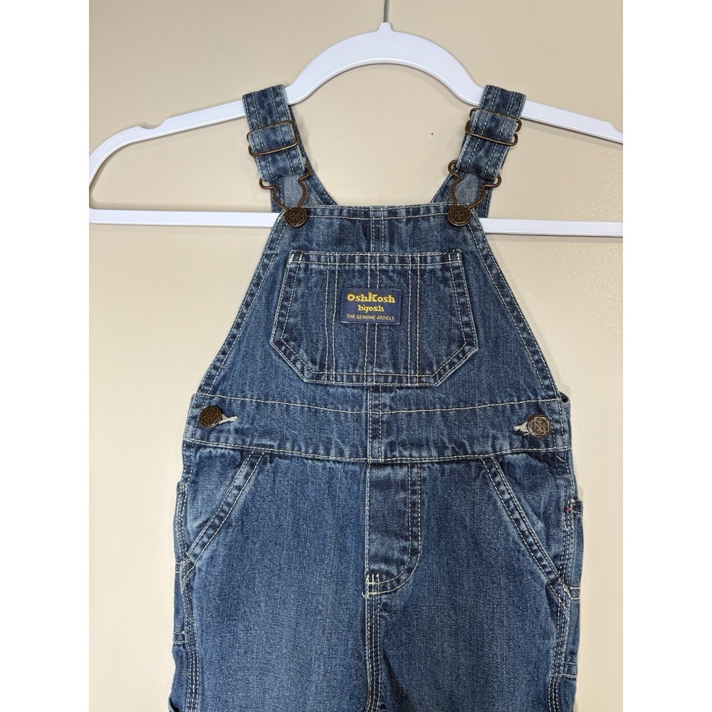 12 Months Oshkoshโ B'Gosh Vestbak Denim Overalls Vintage
